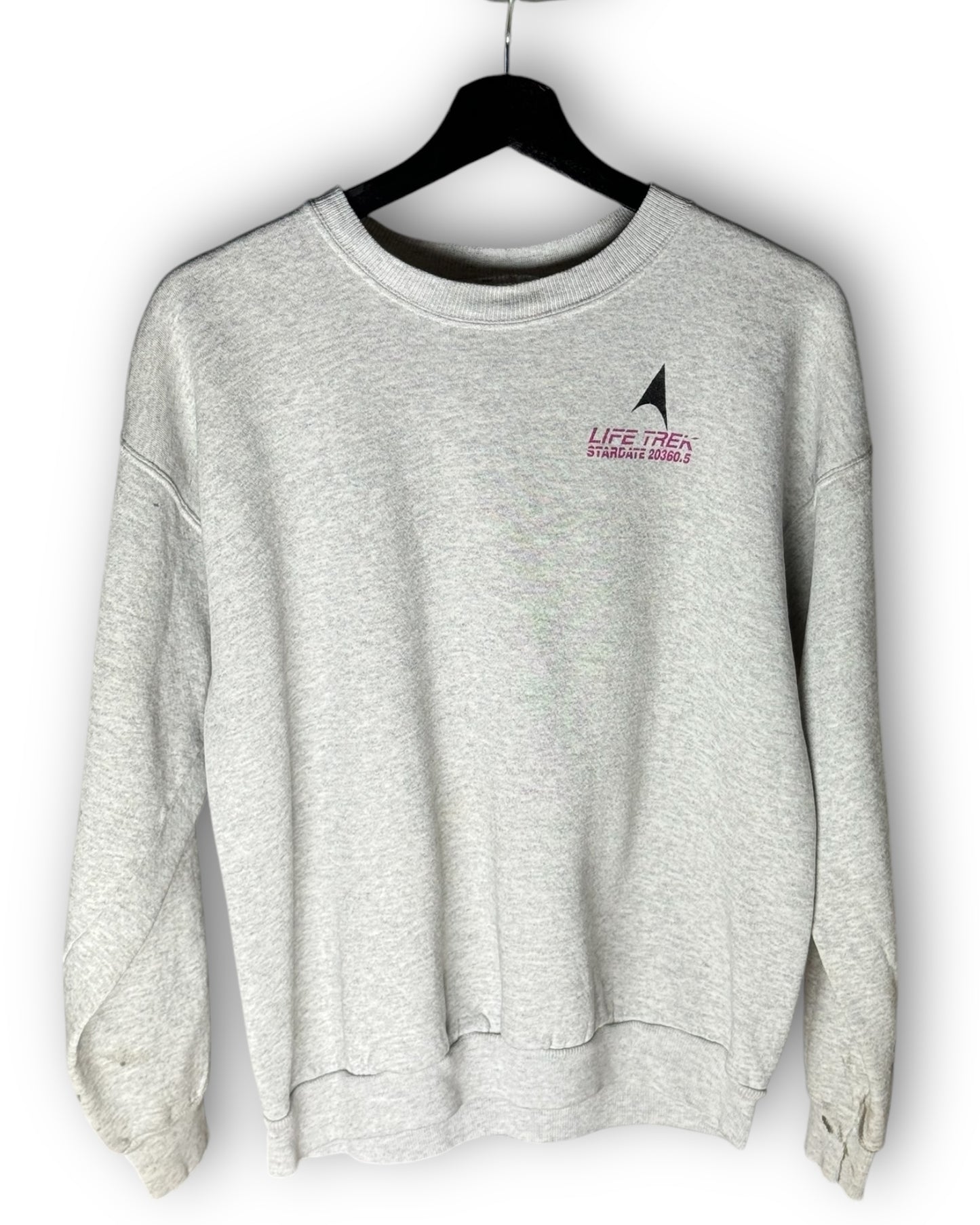 Boldy Go Star Trek Parody Vintage Crewneck Sweater L - Premium Sweater from Tee Jays - Just $60! Shop now at Feu de Dieu