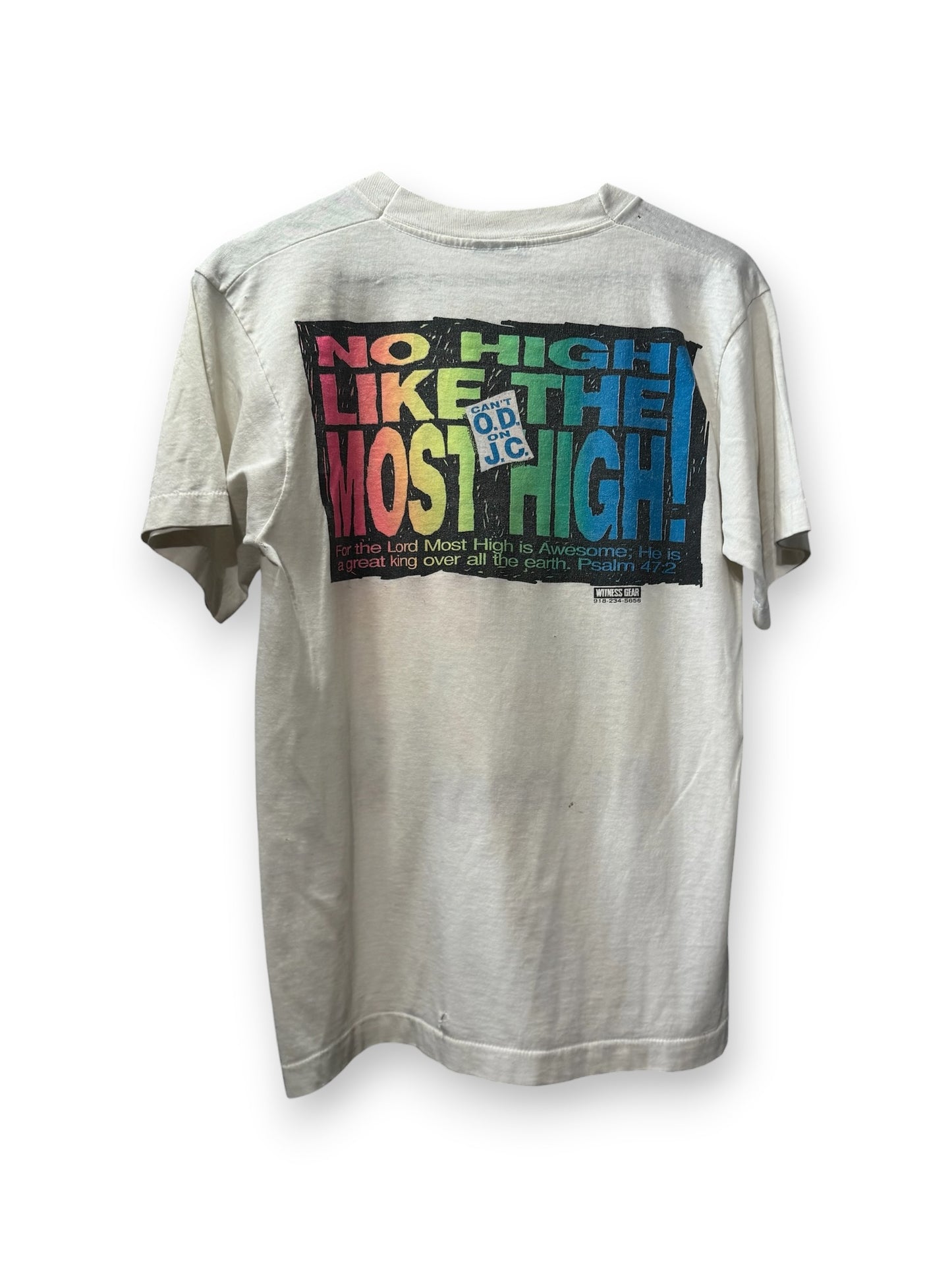 See Johnny High/Fly/Die/Fry Vintage T-Shirt M 19x26