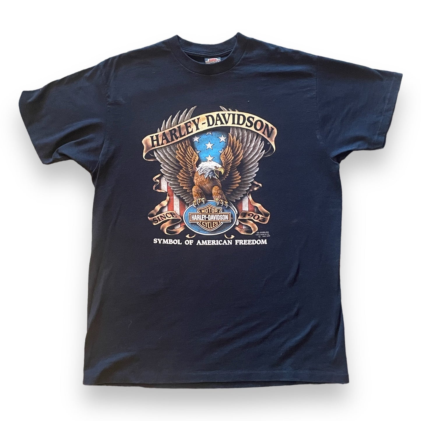 Symbol of American Freedom Harley Davidson Vintage L - Premium from Feu de Dieu - Just $75.00! Shop now at Feu de Dieu