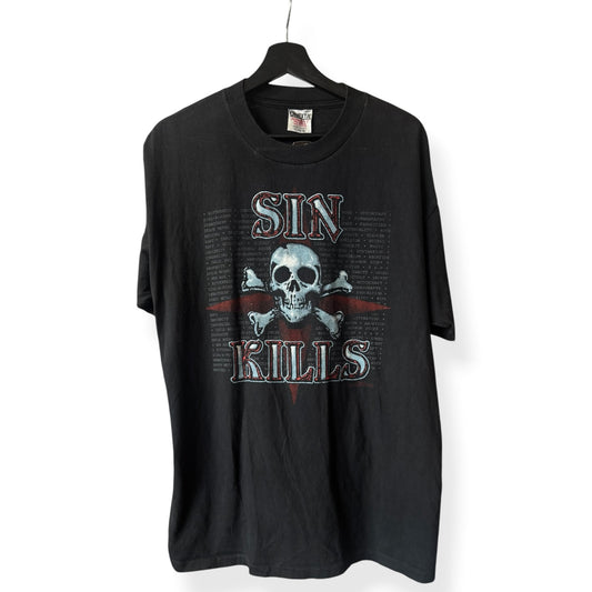 1992 Sin Kills Power in the Blood Living Epistles Jesus Vintage T-Shirt XL