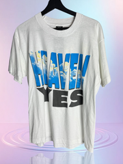 Heaven Yes Hell No Jesus Vintage T-Shirt Single Stitch
