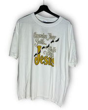 Exercise Your Faith… Walk with Jesus Vintage T-Shirt XL++ - Premium Christian Jesus Vintage T-shirts from Vintage - Just $25! Shop now at Feu de Dieu
