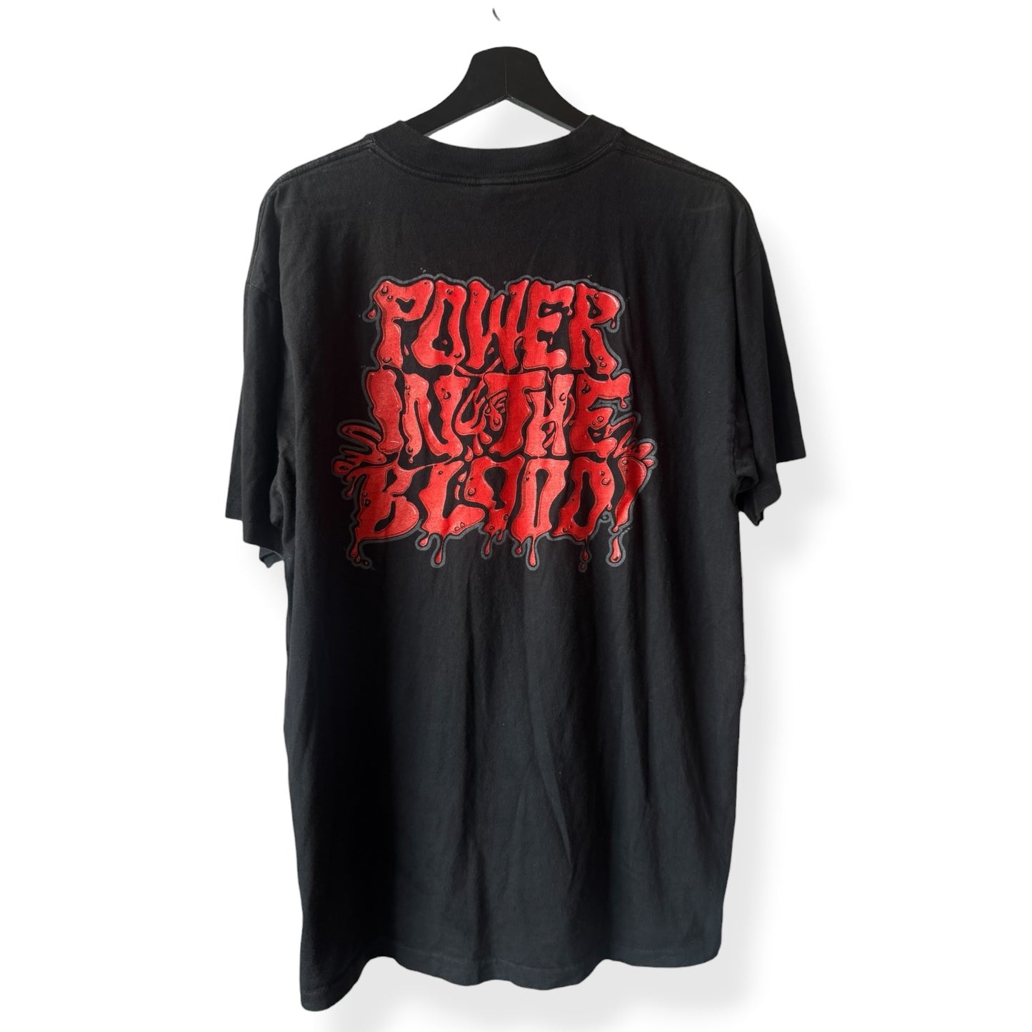 1992 Sin Kills Power in the Blood Living Epistles Jesus Vintage T-Shirt XL #2