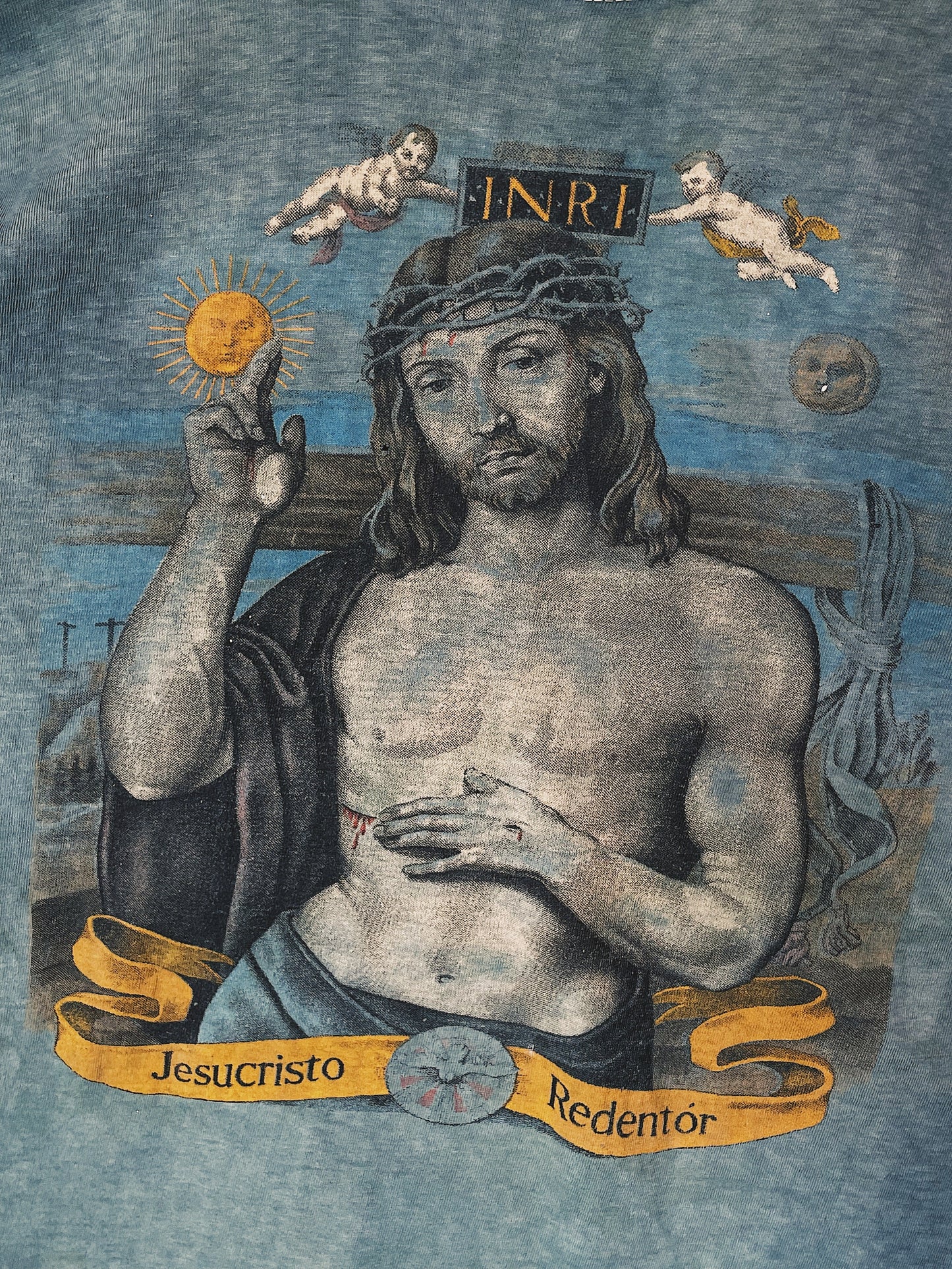 Jesucristo Redentór 00’s Vintage Shirt L/XL - Premium Christian Jesus Vintage T-shirts from TBD - Just $60! Shop now at Feu de Dieu
