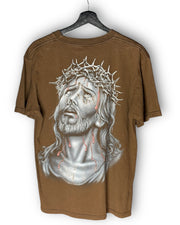 Jesus Blood Sweat Vintage T-Shirt L - Premium Christian Jesus Vintage T-shirts from Vintage - Just $95! Shop now at Feu de Dieu