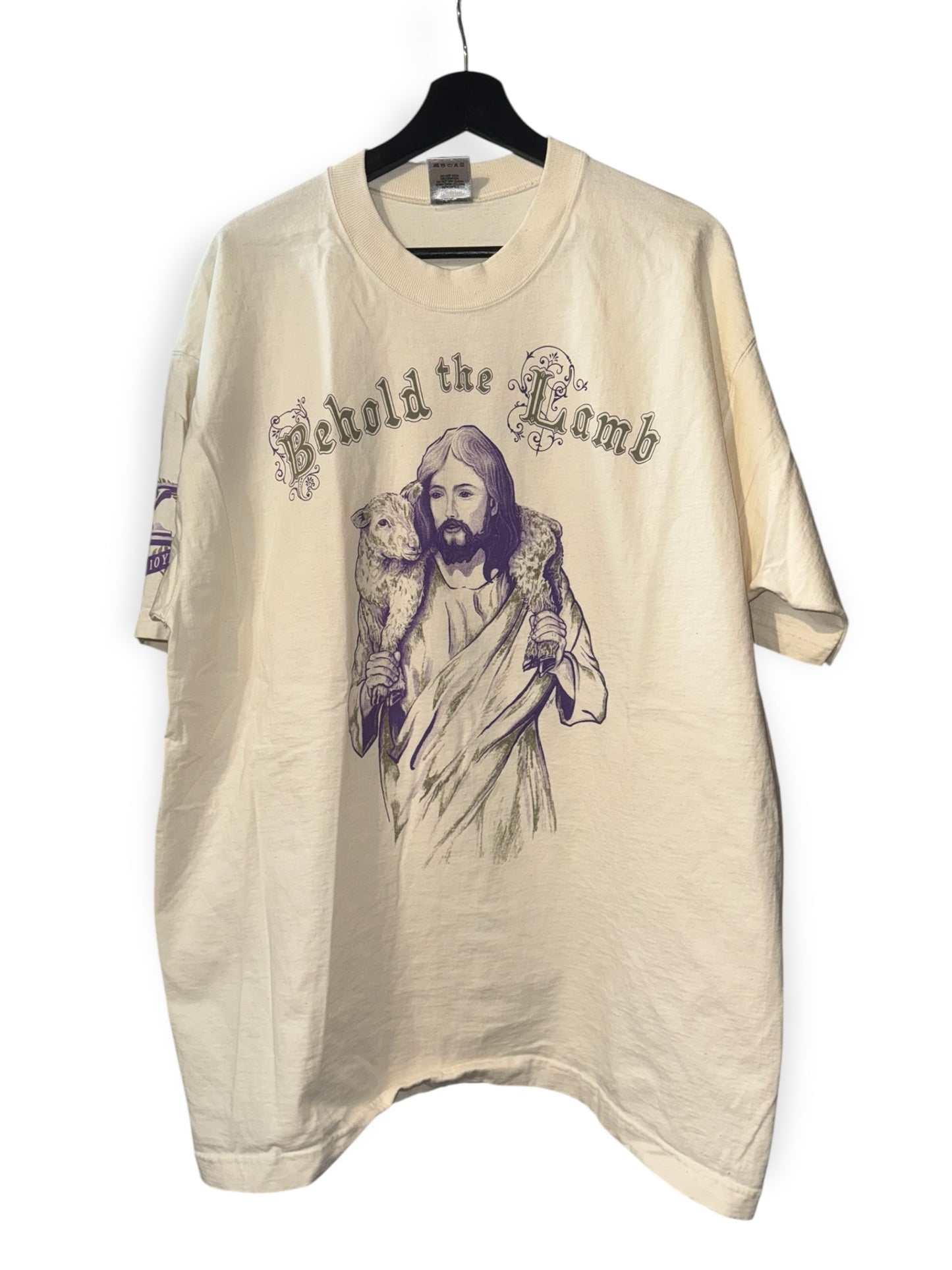 Behold the Lamb Follow Me Jesus Vintage T-Shirt 1995 XL