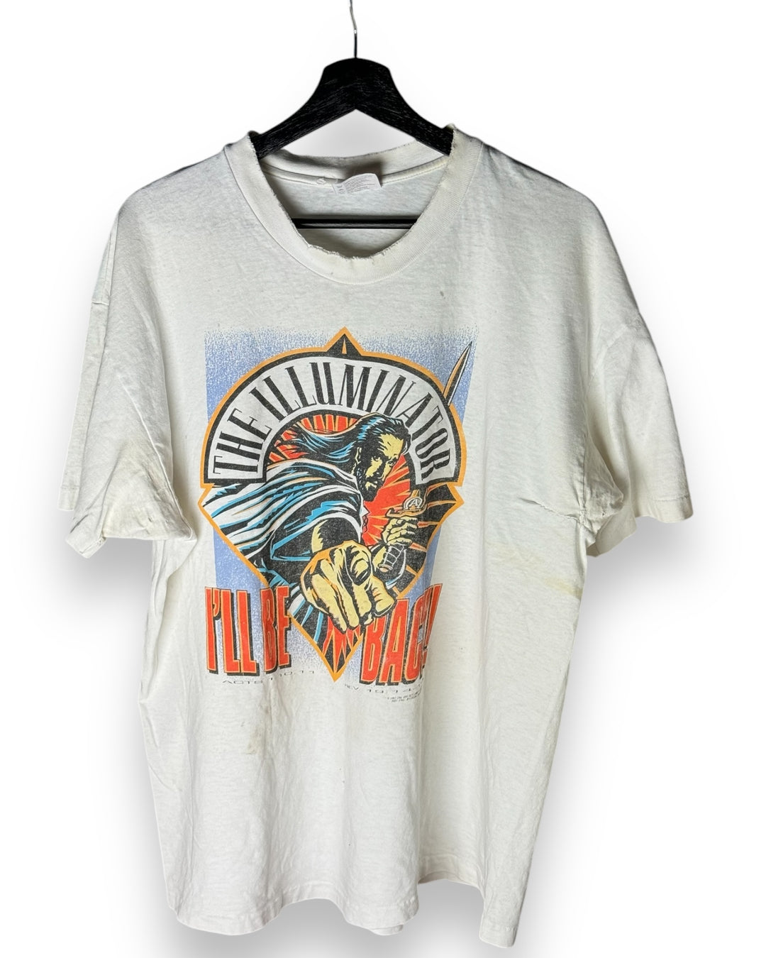 The Illuminator I'll be back Living Epistles Vintage T-shirt XL+
