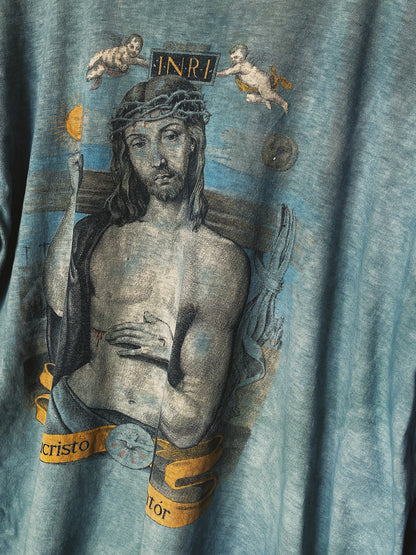 Jesucristo Redentór 00’s Vintage Shirt L+ - Premium Christian Jesus Vintage T-shirts from TBD - Just $60! Shop now at Feu de Dieu