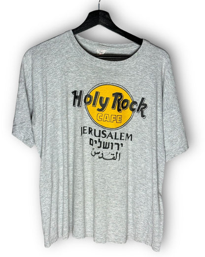 Holy Rock Cafe Jerusalem Israel Vintage T-Shirt XL - Premium Christian Jesus Vintage T-shirts from Fruit of the Loom - Just $35! Shop now at Feu de Dieu