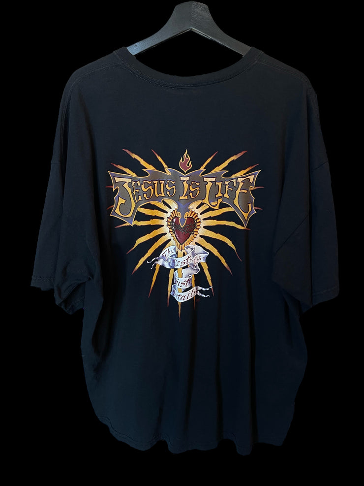 Jesus is Life Vintage Shirt XXL - Premium  from Feu de Dieu - Just $39.99! Shop now at Feu de Dieu