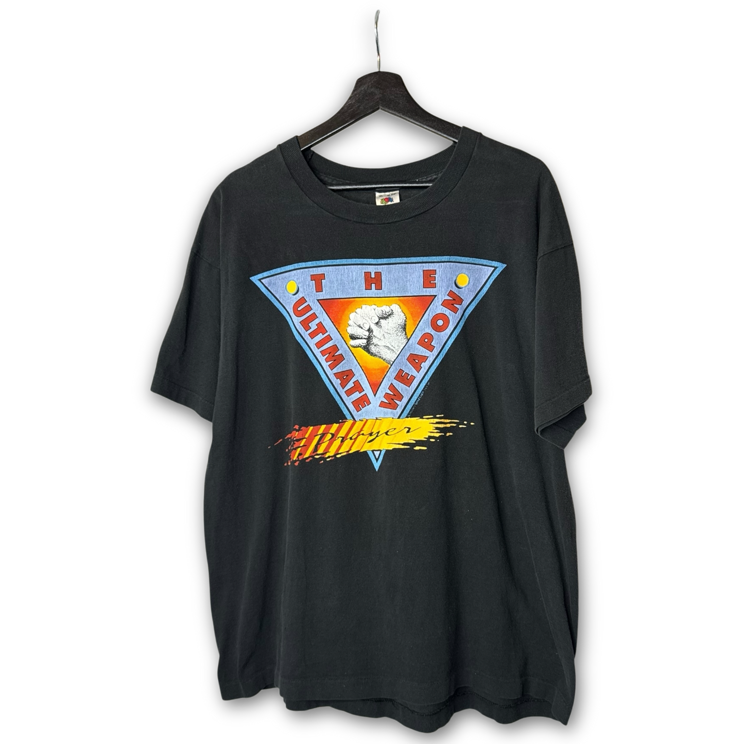 Vintage 1991 The Ultimate Weapon "Prayer" T-Shirt XL Spiritual Warfare