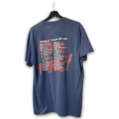 Vintage 1989 Petra "On Fire!" World Tour Distressed T-Shirt XL Sword of the Spirit