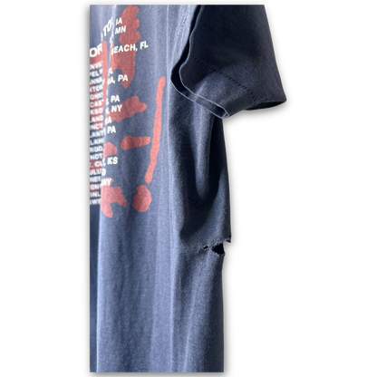 Vintage 1989 Petra "On Fire!" World Tour Distressed T-Shirt XL Sword of the Spirit