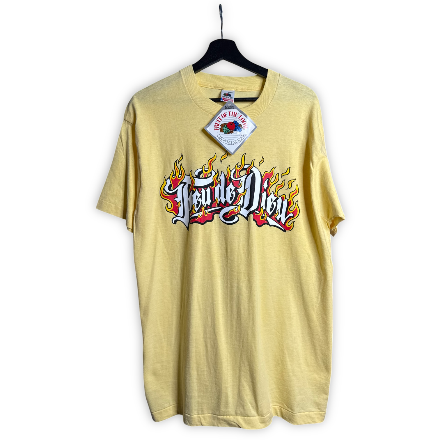 Feu de Dieu Deadstock Vintage T-Shirt Fruit of the Loom L Single