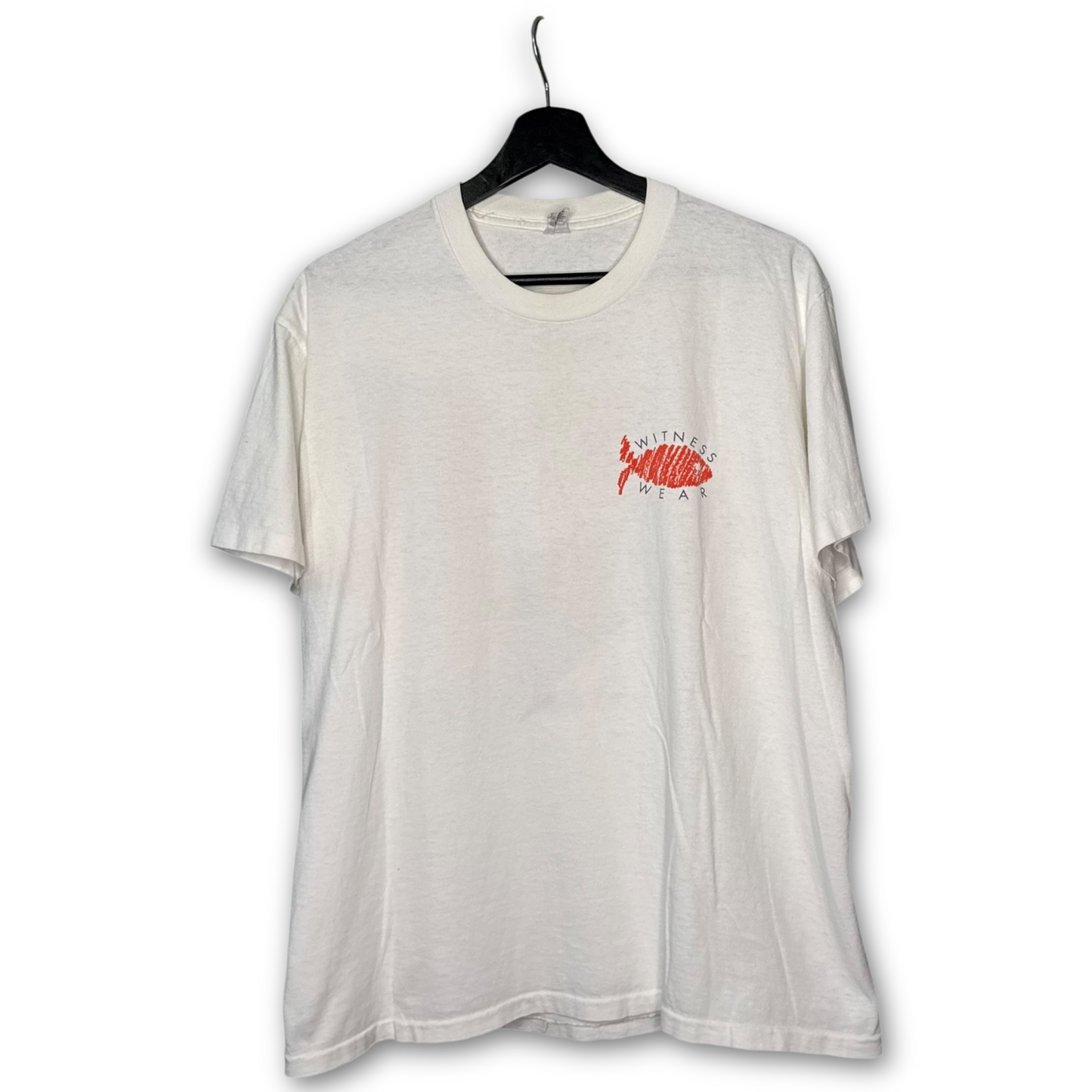 Vintage 1991 Life Can Be Tough As Nails Jesus T-Shirt XL Witness Wear Single Stitch