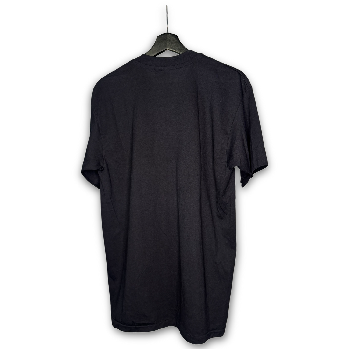 Vintage 90s Addicted To Jesus T-Shirt L Hanes 50/50 Puff Print Syringe Heart Graphic Single Stitch