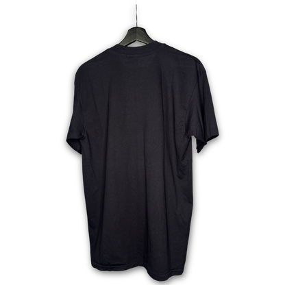 Vintage 90s Addicted To Jesus T-Shirt L Hanes 50/50 Puff Print Syringe Heart Graphic Single Stitch