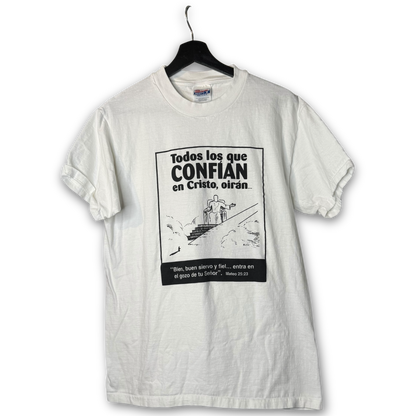 Vintage 90s Spanish Chick Tract "Heaven or Hell" T-Shirt