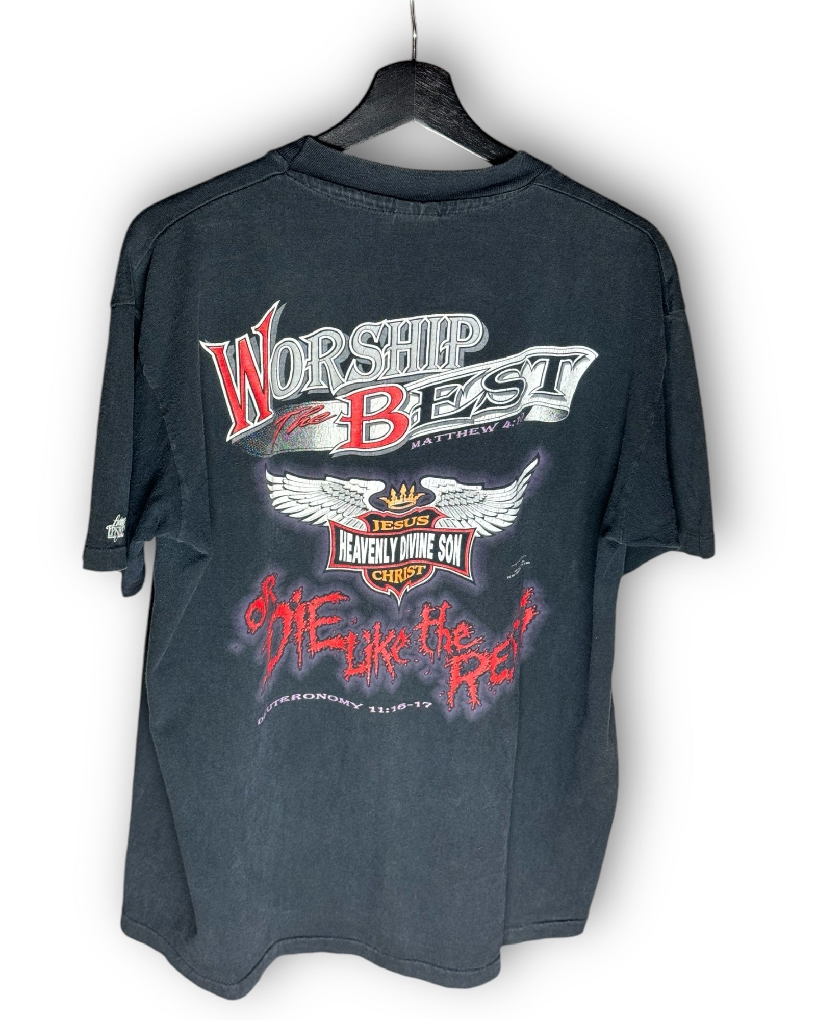 Born to Die That You Might Live Living Epistles Vintage T-Shirt XL - Premium Christian Jesus Vintage T-shirts from Living Epistles - Just $250! Shop now at Feu de Dieu