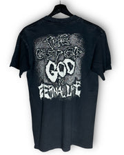 The Wages of Sin is Death Living Epistles Vintage T-Shirt M - Premium Christian Jesus Vintage T-shirts from Vintage - Just $250! Shop now at Feu de Dieu