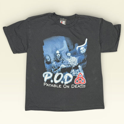 Vintage 1999 P.O.D. Payable On Death Southtown Band T-Shirt M Nu Metal