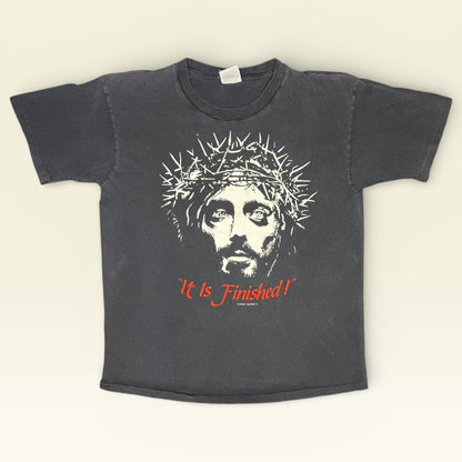 Vintage 90s It Is Finished Jesus Crown of Thorns Insight Creations T-Shirt XL Single Stitch