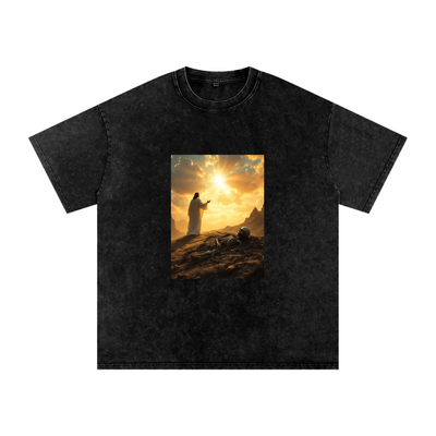Jesus Conquered Death T-Shirt - Premium  from ODMPOD - Just $34.99! Shop now at Feu de Dieu
