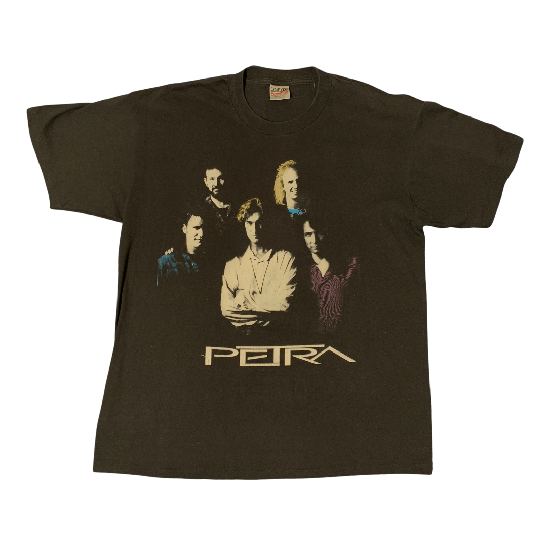 Petra Unseen Power '93 World Tour Vintage T-Shirt - Premium Christian Jesus Vintage T-shirts from ONEITA - Just $80.00! Shop now at Feu de Dieu