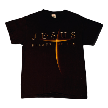 Jesus Because of Him Heaven Knows My Name Vintage T-Shirt - Premium Christian Jesus Vintage T-shirts from Red Letter 9 - Just $40.00! Shop now at Feu de Dieu