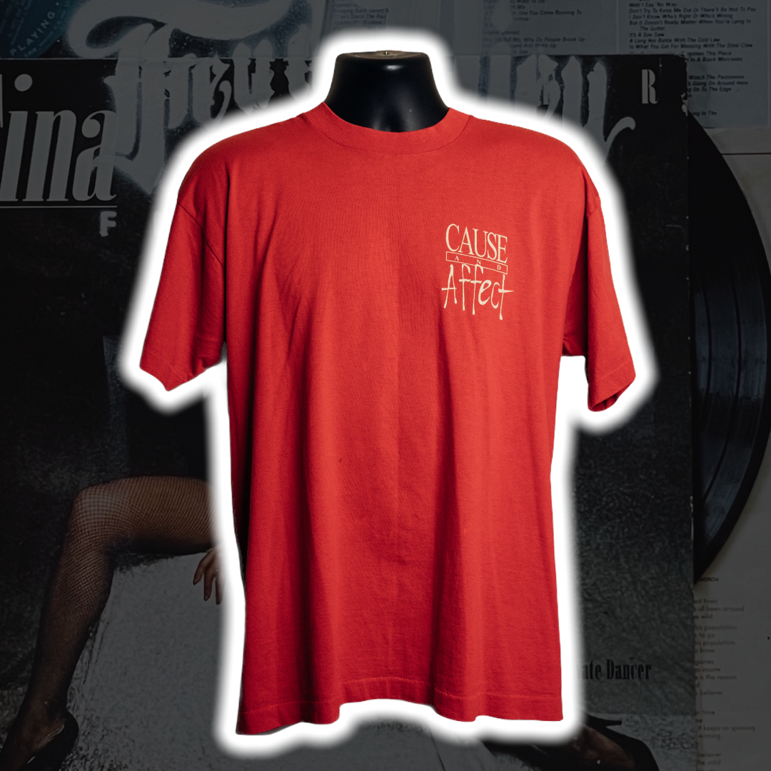 Cause and Effect '97 Vintage T-Shirt - Premium Christian Jesus Vintage T-shirts from TBD - Just $70.00! Shop now at Feu de Dieu
