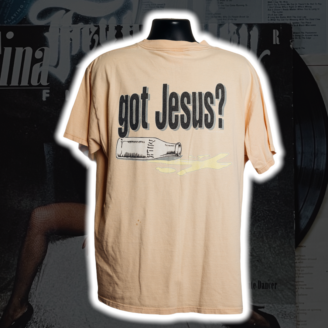 Got Jesus? (Got Milk Parody) - Vintage T-Shirt - Premium Christian Jesus Vintage T-shirts from TBD - Just $80.00! Shop now at Feu de Dieu