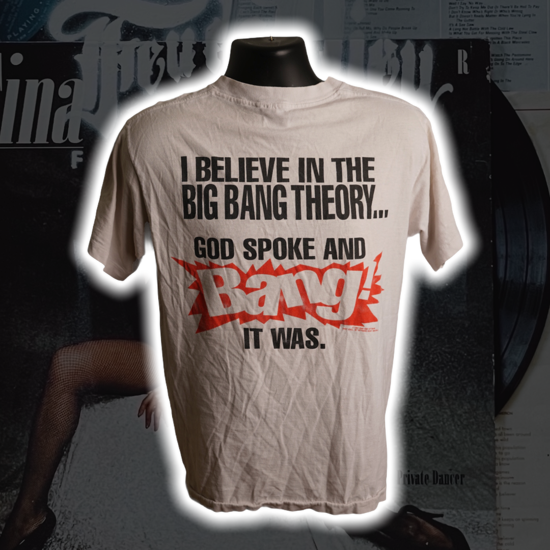 The Big Bang Theory Vintage T-Shirt - Premium Christian Jesus Vintage T-shirts from TBD - Just $85.00! Shop now at Feu de Dieu