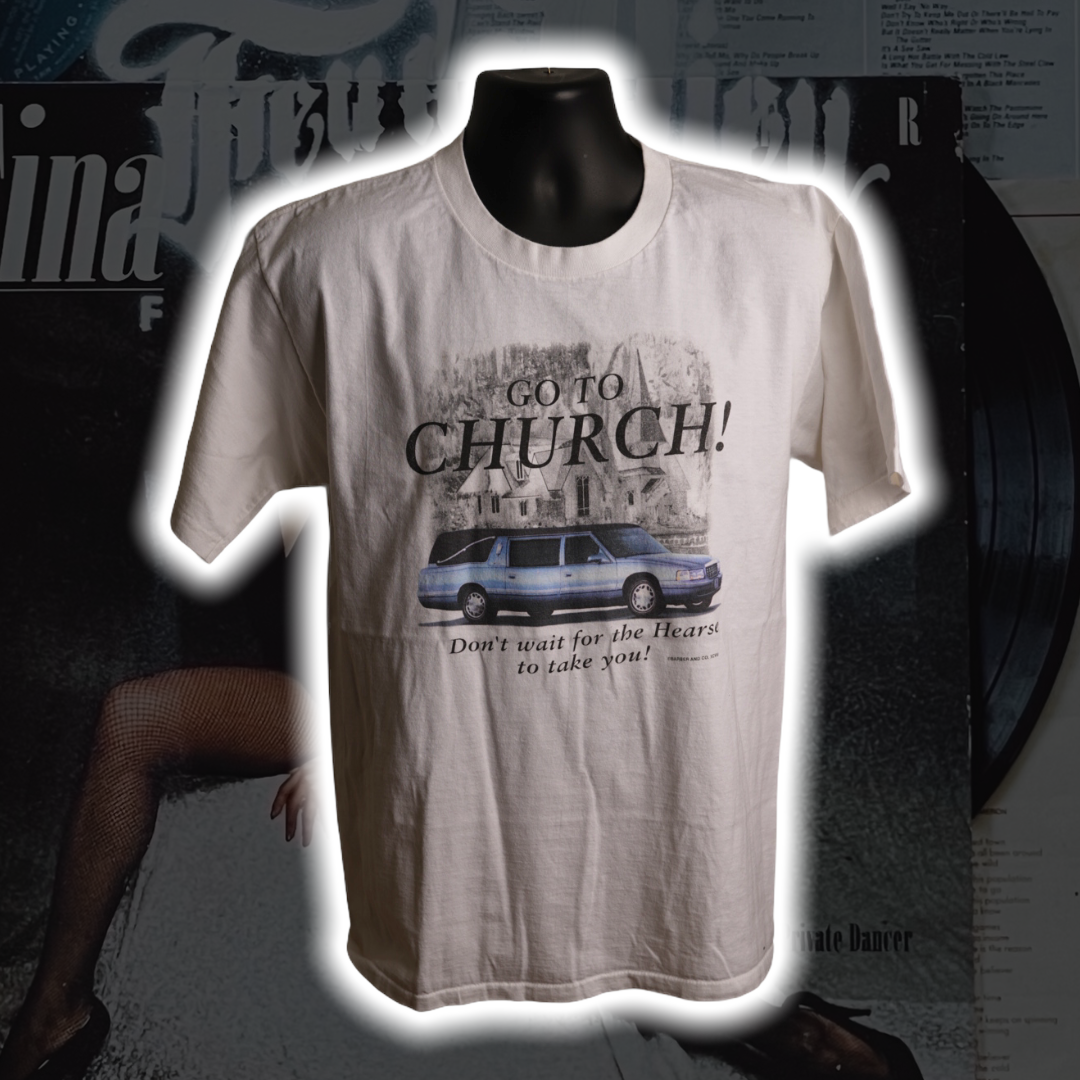 Go To Church! '98 Vintage T-Shirt - Premium Christian Jesus Vintage T-shirts from TBD - Just $80.00! Shop now at Feu de Dieu