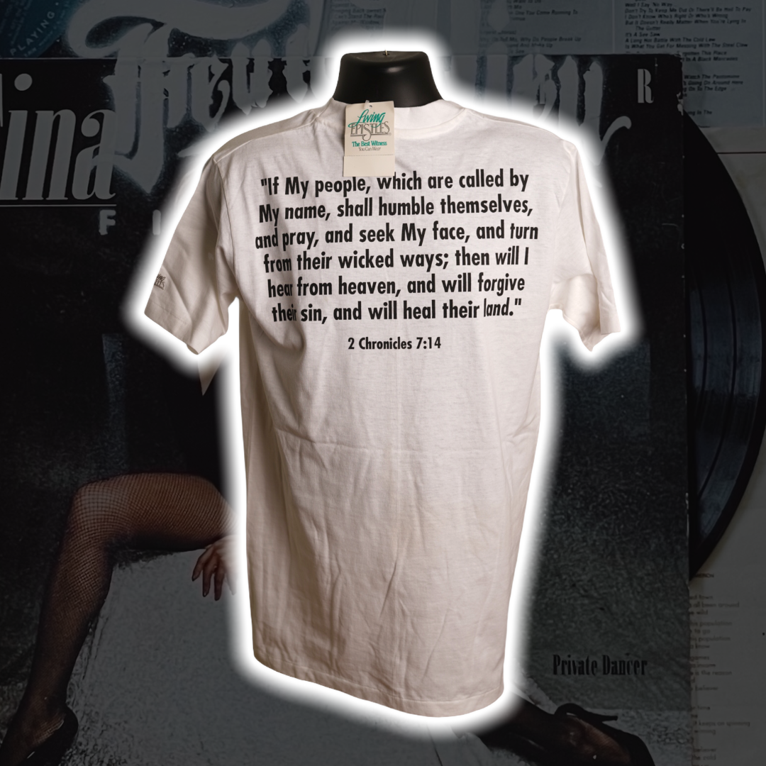 America One Nation Under God? Living Epistles '93 Vintage T-Shirt - Premium Christian Jesus Vintage T-shirts from TBD - Just $120.00! Shop now at Feu de Dieu