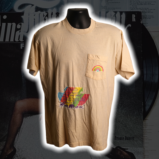 Noah's Ark, Jesus Loves You 80's Vintage T-Shirt - Premium Christian Jesus Vintage T-shirts from TBD - Just $50.00! Shop now at Feu de Dieu