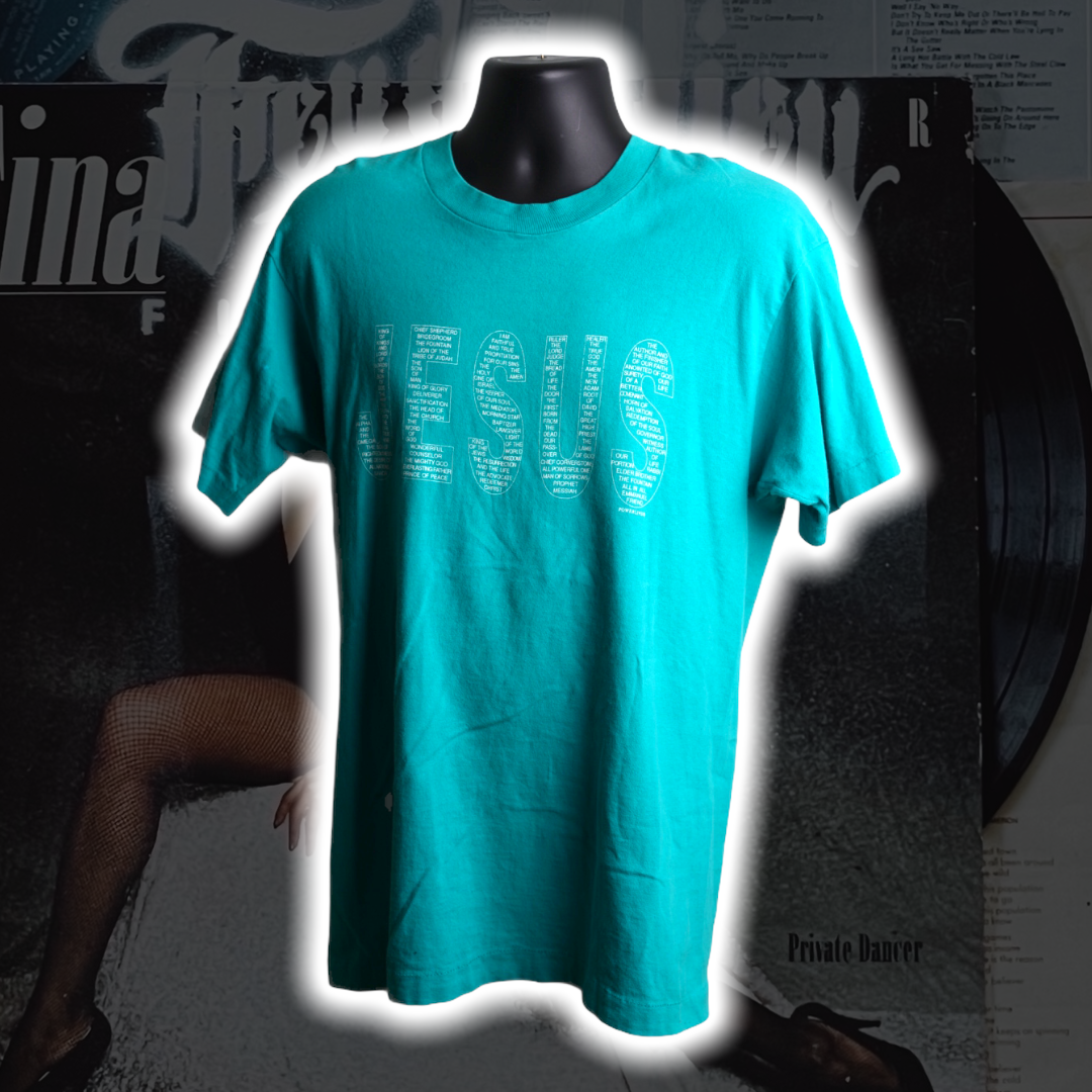 Names of Jesus Vintage T-Shirt - Premium Christian Jesus Vintage T-shirts from TBD - Just $50.00! Shop now at Feu de Dieu