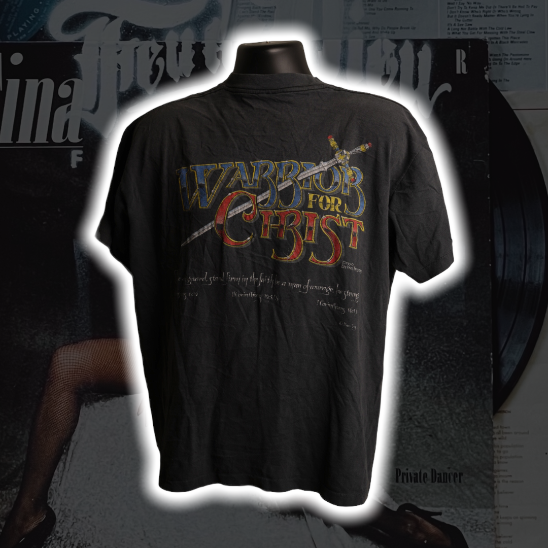 Warrior for Christ Living Episltes Vintage T-Shirt - Premium Christian Jesus Vintage T-shirts from TBD - Just $100.00! Shop now at Feu de Dieu