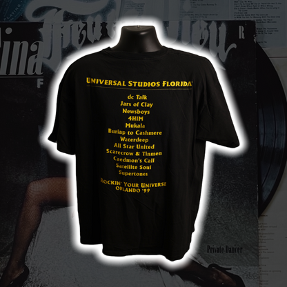 Rock the Universe Universal Studios '99 Vintage T-Shirt XL - Premium Christian Jesus Vintage T-shirts from TBD - Just $50.00! Shop now at Feu de Dieu