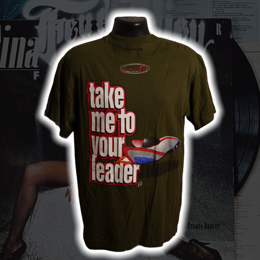 Newsboys Take Me To Your Leader '96 Vintage T-Shirt - Premium Christian Jesus Vintage T-shirts from TBD - Just $60.00! Shop now at Feu de Dieu