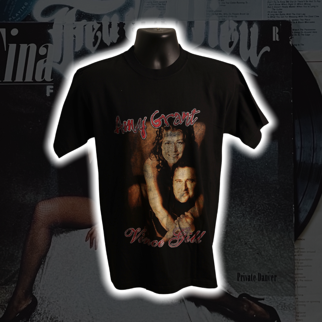 Amy Grant & Vince Gill '03 Vintage T-Shirt M - Premium Christian Jesus Vintage T-shirts from TBD - Just $60.00! Shop now at Feu de Dieu
