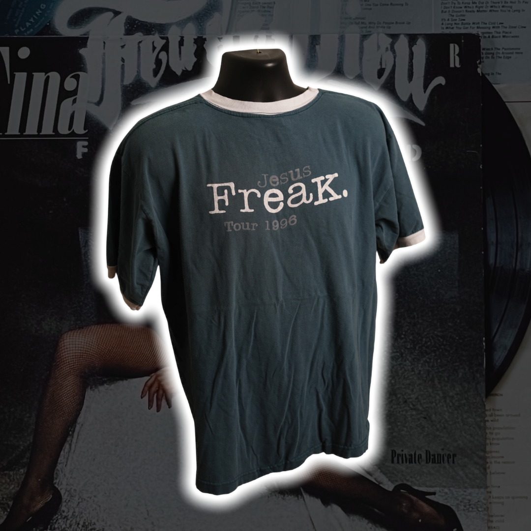 DC Talk Jesus Freak Tour '96 Vintage T-Shirt - Premium Christian Jesus Vintage T-shirts from TBD - Just $80.00! Shop now at Feu de Dieu