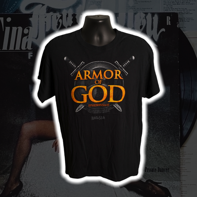 Armor of God Vintage Shirt L - Premium Christian Jesus Vintage T-shirts from TBD - Just $15.00! Shop now at Feu de Dieu
