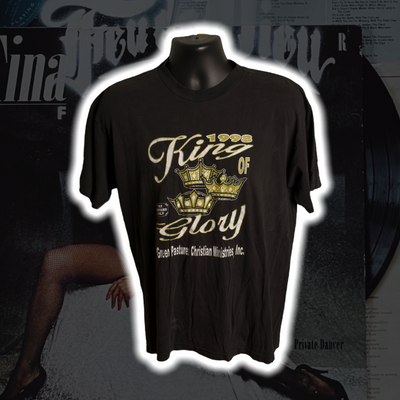King of Glory '98 Vintage Shirt L - Premium Christian Jesus Vintage T-shirts from TBD - Just $20.00! Shop now at Feu de Dieu