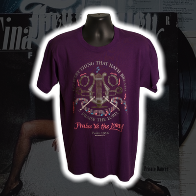 Praise Ye The Lord! '91 Vintage Shirt M - Premium Christian Jesus Vintage T-shirts from TBD - Just $40.00! Shop now at Feu de Dieu