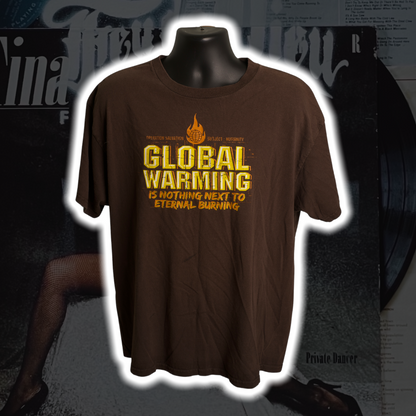 Global Warming 00's Vintage Shirt XL - Premium Christian Jesus Vintage T-shirts from TBD - Just $20.00! Shop now at Feu de Dieu