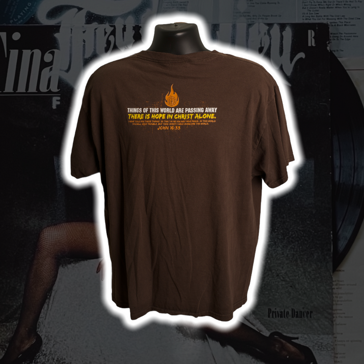 Global Warming 00's Vintage Shirt XL - Premium Christian Jesus Vintage T-shirts from TBD - Just $20.00! Shop now at Feu de Dieu
