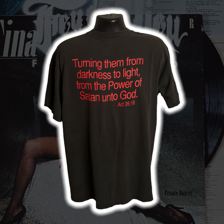 Fire by Night 90's Vintage Shirt XL - Premium Christian Jesus Vintage T-shirts from TBD - Just $60.00! Shop now at Feu de Dieu