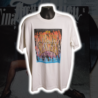 Truth Slayers Gospel Choir 90's Vintage Shirt XXL - Premium Christian Jesus Vintage T-shirts from TBD - Just $50.00! Shop now at Feu de Dieu