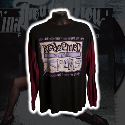 Harley Davidson Redeemed to the Xtreme 90's Vintage Long Sleeve XL - Premium Christian Jesus Vintage T-shirts from TBD - Just $45.00! Shop now at Feu de Dieu
