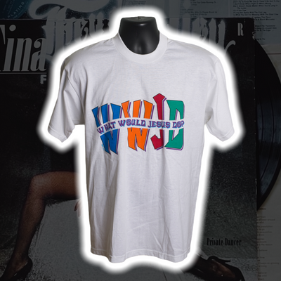 What Would Jesus Do '97 DS Vintage Shirt L - Premium Christian Jesus Vintage T-shirts from TBD - Just $45.00! Shop now at Feu de Dieu